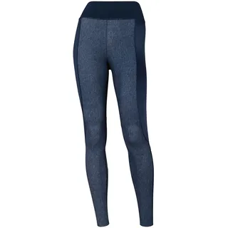 Sporthose ANITA "Sport Tights Sport Tights Compression", Damen, Gr. 46, N-Gr, blau (jeans), Obermaterial: 72% Polyamid PA. 28% Elasthan EL., Hosen Sporthose