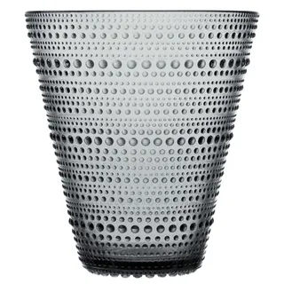 Iittala 1025721 Kastehelmi Vase 154mm, grau, Glas