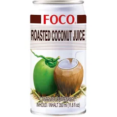 FOCO Getränk aus Kokosnusssaft mit Röstgeschmack, 1 x 350 ml