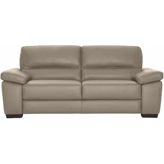 Calia Italia Couch Leder 3-Sitzer Beige