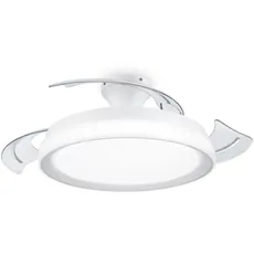 Bild von Bliss LED DC-Deckenleuchte Ventilator 28W+35W, 2700-5500K, weiss