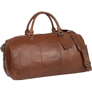 MUSTANG Leder Reisetasche Catania Travel Bag Brown braun - Braun