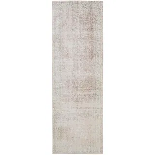 benuta Vintage-Läufer George waschbar 80x240 cm , Beige, Rosa , Kunststoff , Vintage , Rechteckig , 80x240 cm , Oeko-Tex® Standard 100 , in verschiedenen Größen erhältlich, rutschfeste Unterfläche, waschbar , Teppiche und Böden, Teppiche, Teppichläufer, Läufer
