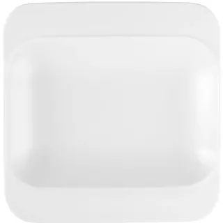 Seltmann Weiden 001.717283 Gourmetteller tief eckig 24 x 24 cm No Limits, weiß