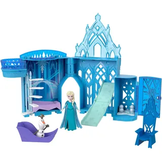 Mattel Puppenhaus-Spielset Elsas Stapelschloss blau JDP63