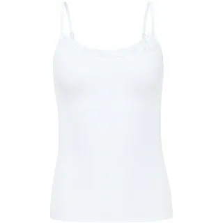 Unterhemd JOCKEY "Unterhemd Parisienne Camisole 1er Pack", Damen, Gr. S, N-Gr, weiß, Obermaterial: 91% Polyamid PA. 9% Elasthan EL., Unterhemden Unterhemd