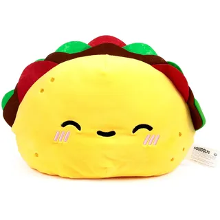 Puckator Foodiemals Squidglys - Frida il Taco Kawaii Plüschkissen, sehr weich
