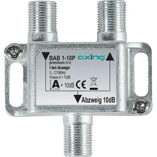 Axing BAB 1-10P Kabel-TV Abzweiger, 1-fach 5 - 1218 MHz,