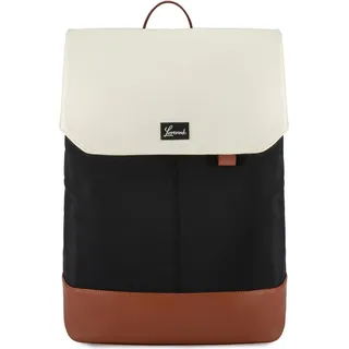 LOVEVOOK Damen Rucksack Wasserdichter Laptop Daypack 15,6 Zoll Schwarz - Schwarz