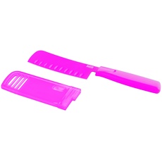 KUHN RIKON 22779 Messer Küchenmesser Colori 1 Nakiri Messer fuchsia 24,5 cm