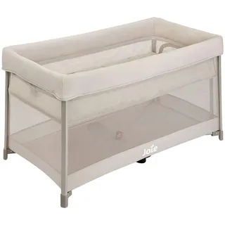 Joie Reisebett , Greige , Kunststoff , 68x72x126 cm , EN 71 , zusammenklappbar, Ausstieg , Babymöbel & Kindermöbel, Babyzimmer, Babybetten, Reisegitterbetten
