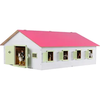 Kids Globe Farming Pferdestall mit 7 Boxen 1:24 (610189)