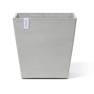 Ecopots Rotterdam 50,2 x 50,2 x 49,5 cm Hellgrau