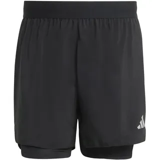 adidas Men's adi365 Running Essentials 2in1 Shorts, Black, M