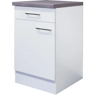Flex-Well Unterschrank Kopenhagen 50 x 86 x 60 cm Weiß