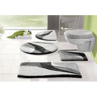 Badematte OTTO HOME "Magnus, Badvorleger, Badezimmer Teppich" Gr. 3, grau, H:20mm, Polyacryl, Badematten, Badematte, mehrfarbig, Badteppich, Badematten auch als 2 teiliges Set & rund, Topseller