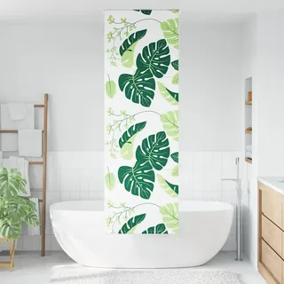 vidaXL Duschrollo 70x240 cm Stoffbreite 66 cm - Grün