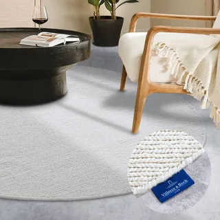 Villeroy & Boch Francois Wollteppich Ø 160 cm Weiß