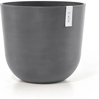 Ecopots Pflanztopf Oslo Grau 45 cm x 39,2 cm
