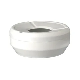 APS 83610 Windaschenbecher "CASUAL", Ø 10 cm, Höhe 4 cm, Melamin, weiß