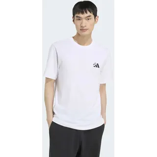 T-Shirt ADIDAS SPORTSWEAR "M SUSHI T", Herren, Gr. L, weiß, Obermaterial: 100% Baumwolle, Shirts T-Shirt, aus Baumwolle, für Erwachsene, mit Basic-Design