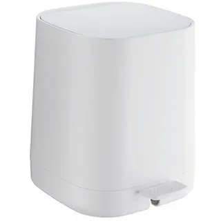 Kosmetikeimer , Weiß , Kunststoff , 4 l , 21x25.5x21 cm , Badaccessoires, Abfalleimer