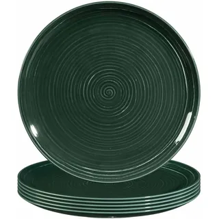 SELTMANN WEIDEN Speiseteller Terra 27,5 cm grün 6er Set