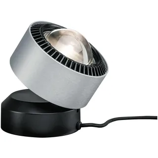 Paulmann 79551 LED Tischleuchte Aldan 2700K 200lm 3,5W Schwarz, Alu gebürstet