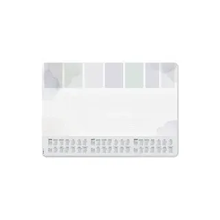 SIGEL Schreibtischunterlage Pastel 2026/2027/2028 weiß/grau Papier 59,5 x 41,0 cm, 30 Blatt