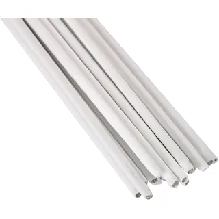 Rothenberger Industrial Neusilber-Hartlot | ROLOT 601, Ø 2 mm, Länge: 300 mm, 20 Stäbe, 2x333 mm | Zusammensetzung: Kupfer 50%, Zinn 40%, Nickel 10% | 35600
