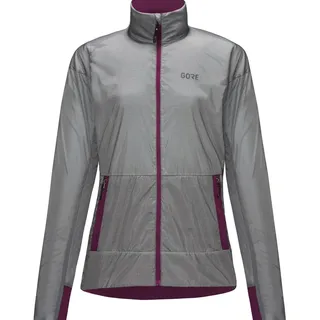 GORE WEAR Damen Gore-tex InfiniumTM Jacke, Lab Gray/Process Purple, 44 EU