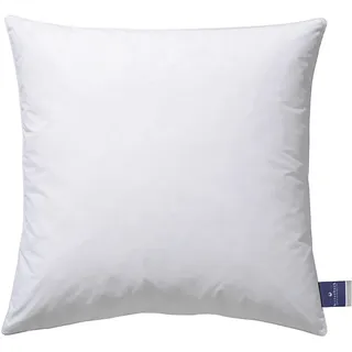 Billerbeck Daunen-Kissen | Picco | 80 x 80 cm | mittlere Stützkraft | für Hausstauballergiker geeignet | waschbar bis 60° C