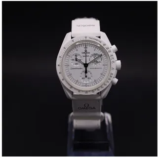 Swatch Moonswatch Mission to Moonphase Edelstahl 42 mm SO33W700