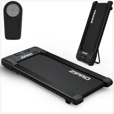 Zipro Mini Laufband für Zuhause Yougo, Geschwindigkeit 1-6 km/h, Walking Pad bis 100kg, Treadmill mit Fernbedienung, Laufband 123×55 cm, Bluetooth, Laufgerät 0.8 PS Motor, LED-Anzeige