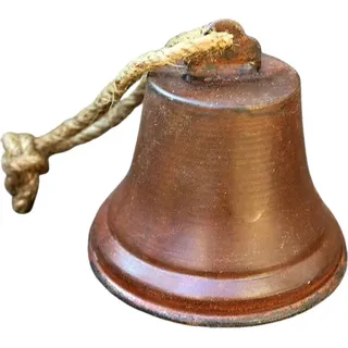 Deko Glocke Rost rustikal - Bunt, Schwarz