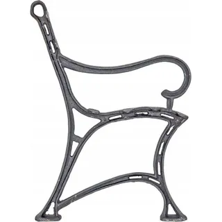 Komfortable Gartenliege mit Sitzlehne - Seitenlehne - Selbstbaugartenbank - Edelstahl-Baukonstruktion - 72 x 34 x 38 cm - Schwarz - Schwarz