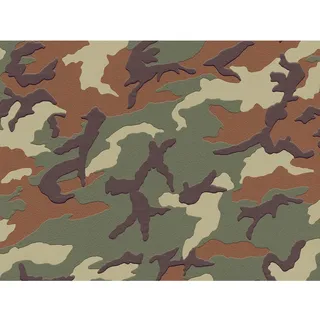 A.S. Création Vliestapete Boys & Girls 6 camouflage Grün-Braun FSC®