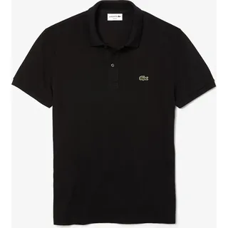 Lacoste Polo Shirt Slim Fit Herren Schwarz, Größe:S - Schwarz
