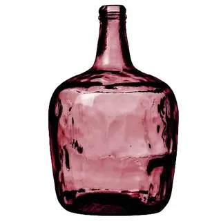 NATURAL LIVING VASE Dame Jeanne 8L Rubi AUS RECYCELTEM Glas DURCHM. 21CM XH36,5CM