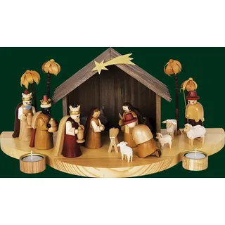 NEU Krippe Figur Weihnachtsdeko Weihnachtsschmuck Seiffen Erzgebirge neu 17547