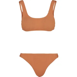 URBAN CLASSICS Bügel-Tankini Damen Orange/Pink L