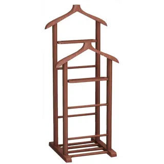 Calicosy Herrendiener aus Massivholz 33/46/120 cm , Naturfarben , Holz , 46x120x12 cm , Schlafzimmer, Herrendiener