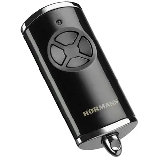 Hörmann Handsender HSE4 868-BS Hochglanz Chrom schwarz Fernbedienung - Weiß