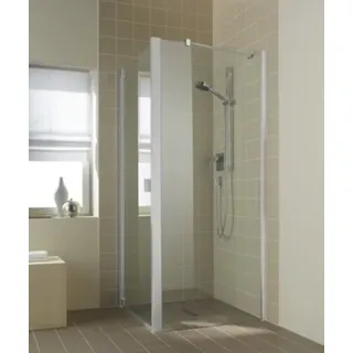 Kermi Seitenwand RAYA TWD 10020, RATWD10020VAK, Farbe: Silber Hochglanz Echtglas klar