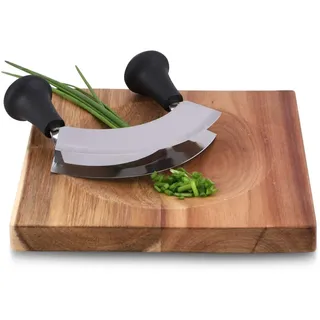 Weis 11615 Wiegemesser, Edelstahl, Silber (Blade), Schwarz (Handle)