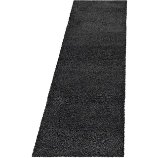 Fluffy 3500 Hochflorteppich 60 x 110 cm grau