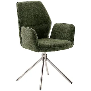 MCA Furniture Esszimmerstuhl GREYTON grün 2er Set