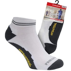 Reis BSTPQ-XACTIVEM_L Socken, Weiß-Grau, L Größe