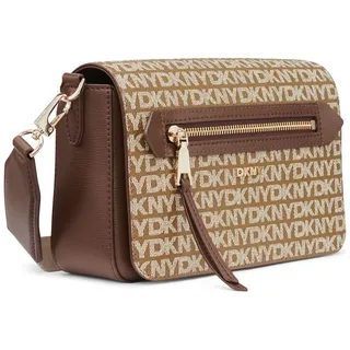 Dkny Bryant Ave Md Flap Tasche - Chino / Chocolate Brown - One Size