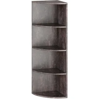 Ricoo Eckregal 110 x 33 x 33 cm Grau